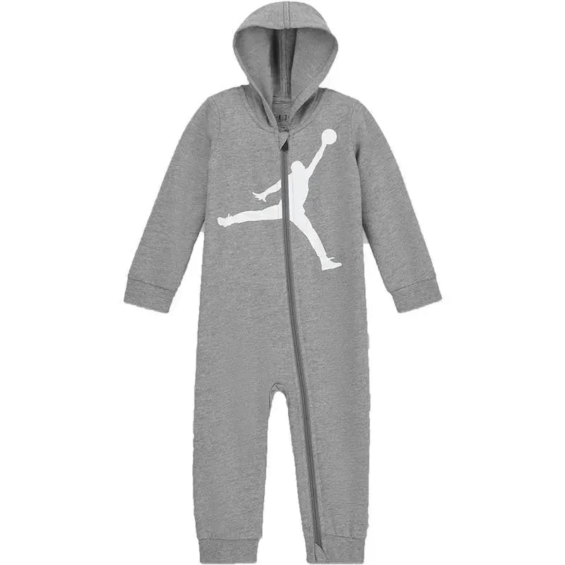 Jordan Baby - Unisex Full-Zip Coverall, Grey