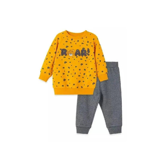 Little Me - Roar Sweatshirt Set 2Pc, Grey
