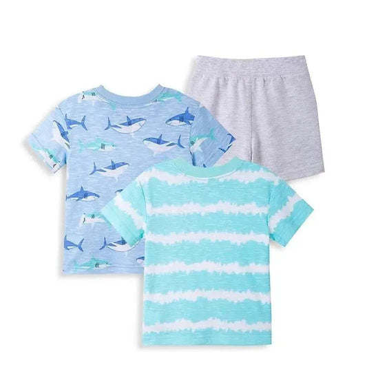 Little Me Shark 3Pc Play Set - Grey Baby clothing