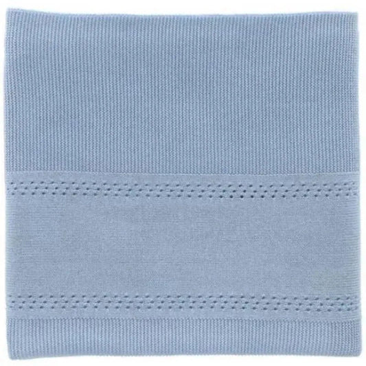 Martin Aranda - Baby Blanket Knit Unisex Square Garden, Pink