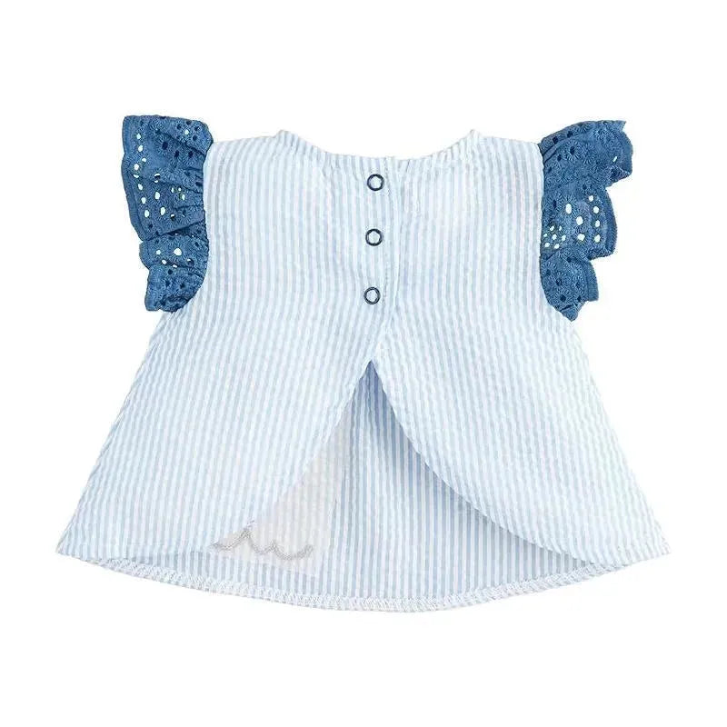 Mud Pie - 2Pk Baby Girls Sailboat Eyelet Pinafore Set