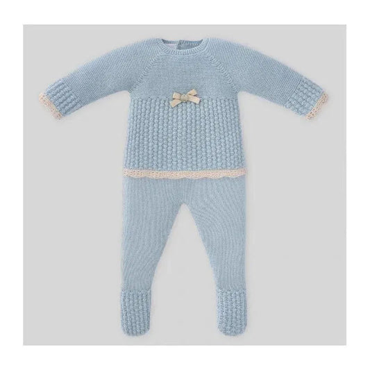 Paz Rodriguez - Take Me Home Set Knit Sweater & Leggings Soño, Blue Fog/Linen