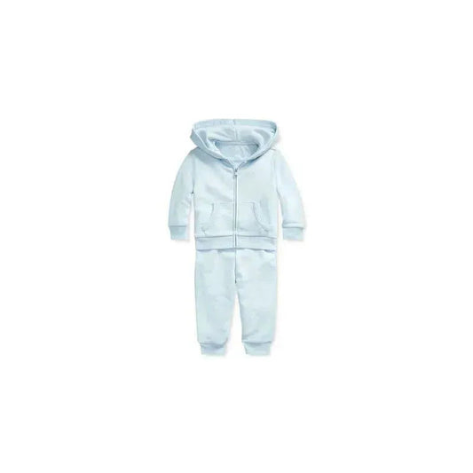 Polo Ralph Lauren Baby - Athletic Terry Fleece Hoodie & Pant Set, Beryl Blue