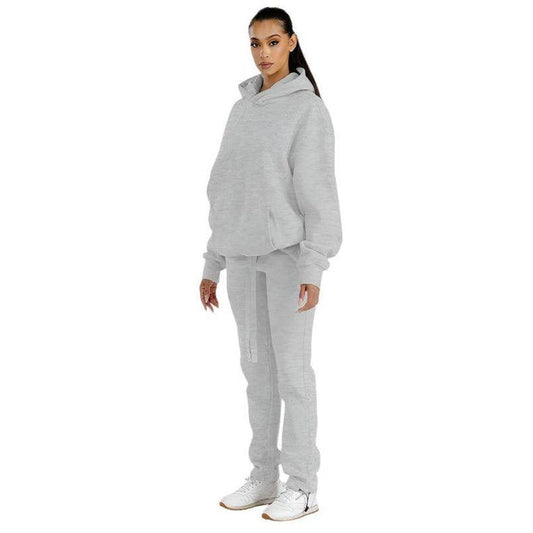 Women's Activewear Premium Cotton Blend Hoodie 2PC Set