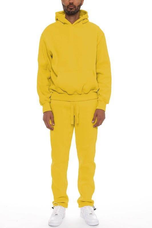 Men's Activewear Premium Cotton Blend Hoodie SET