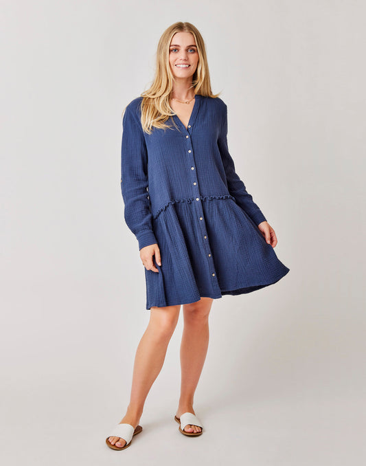 Blair Dress: Navy
