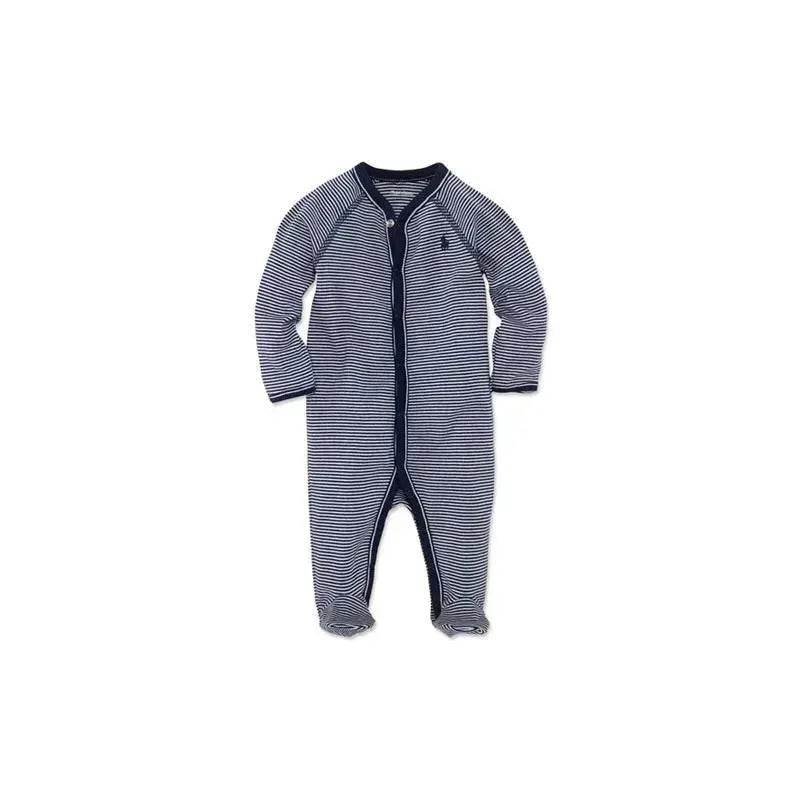 Ralph Lauren Striped Cotton Coverall, French Navy