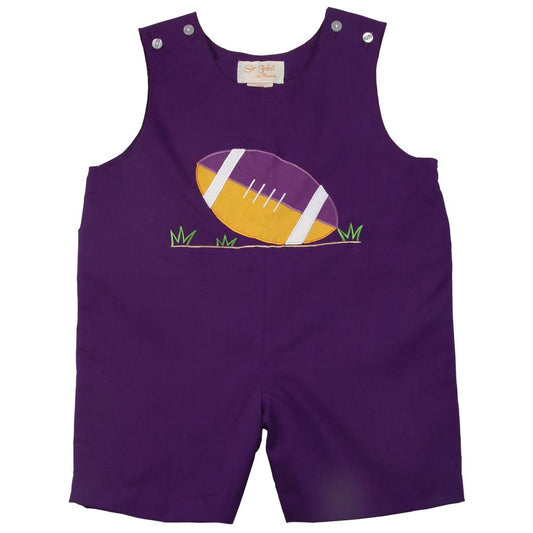LSU Purple Football Applique Jon Jon