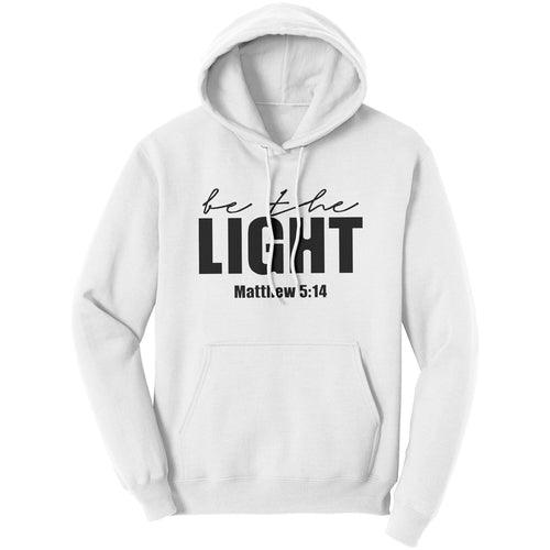Graphic Hoodie Sweatshirt, Be The Light Matthew 5:14 Hooded Shirt - zoter Shop
