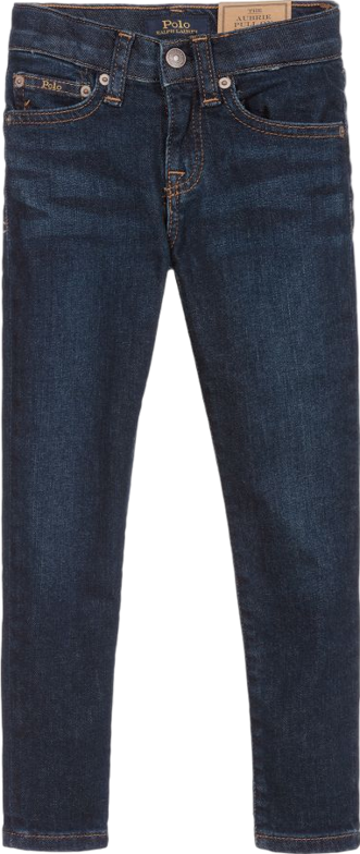 Polo Ralph Lauren Blue Girl's Aubrie Denim Leggings 3 Years