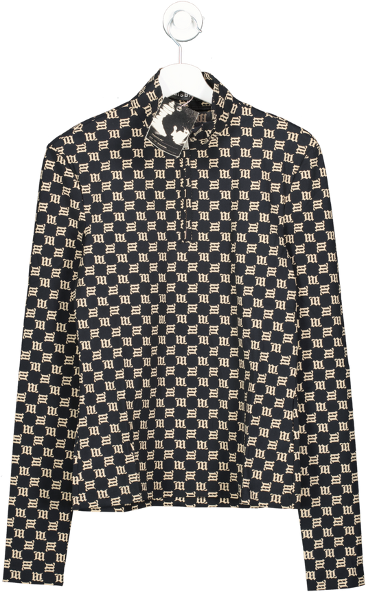 MISBHV Black Monogram Slim Longsleeve BNWT UK XS