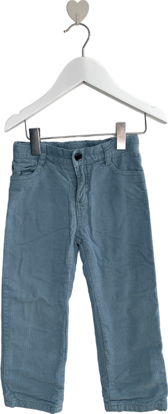 Bonpoint White Checked Trousers 3 Years