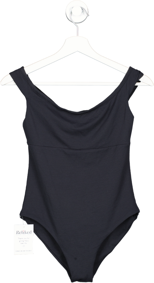 Alicia Swim Black Adrianna One Piece Midnight Waffle UK S