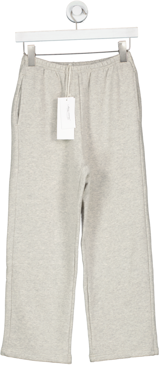 American Vintage Organic Cotton Grey Marl Jogger UK XS