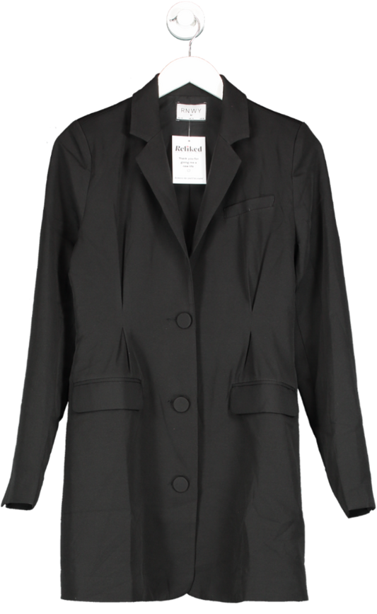 RNWY Black Blazer Dress UK M