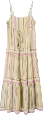 MANGO Yellow Flowy Long Dress BNWT UK S