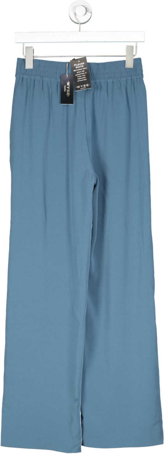 Wyse London Grey Tia Wide Leg Trousers BNWT- Dove UK 8