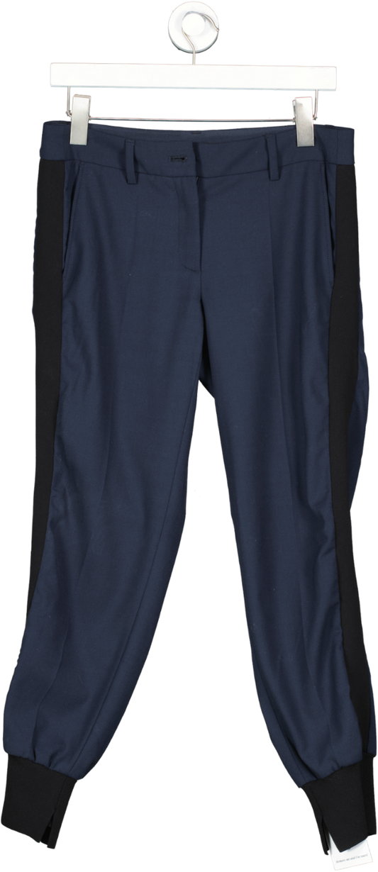 Luisa Cerano Blue Tapered Trousers UK 10