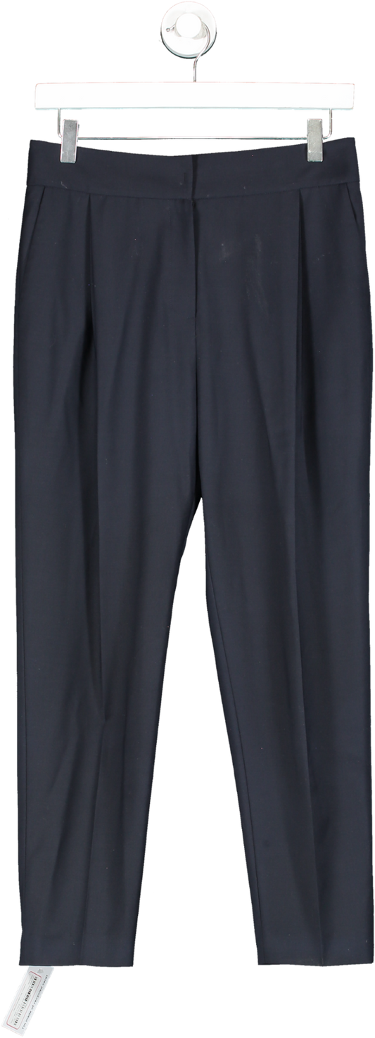 Kuho Blue Tailored Straight Leg Trousers UK S